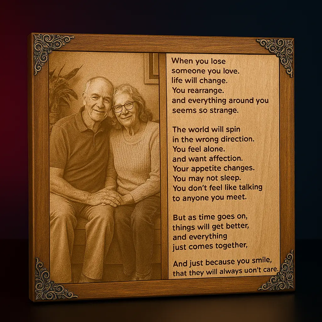 Custom Hero Made Wooden Photo